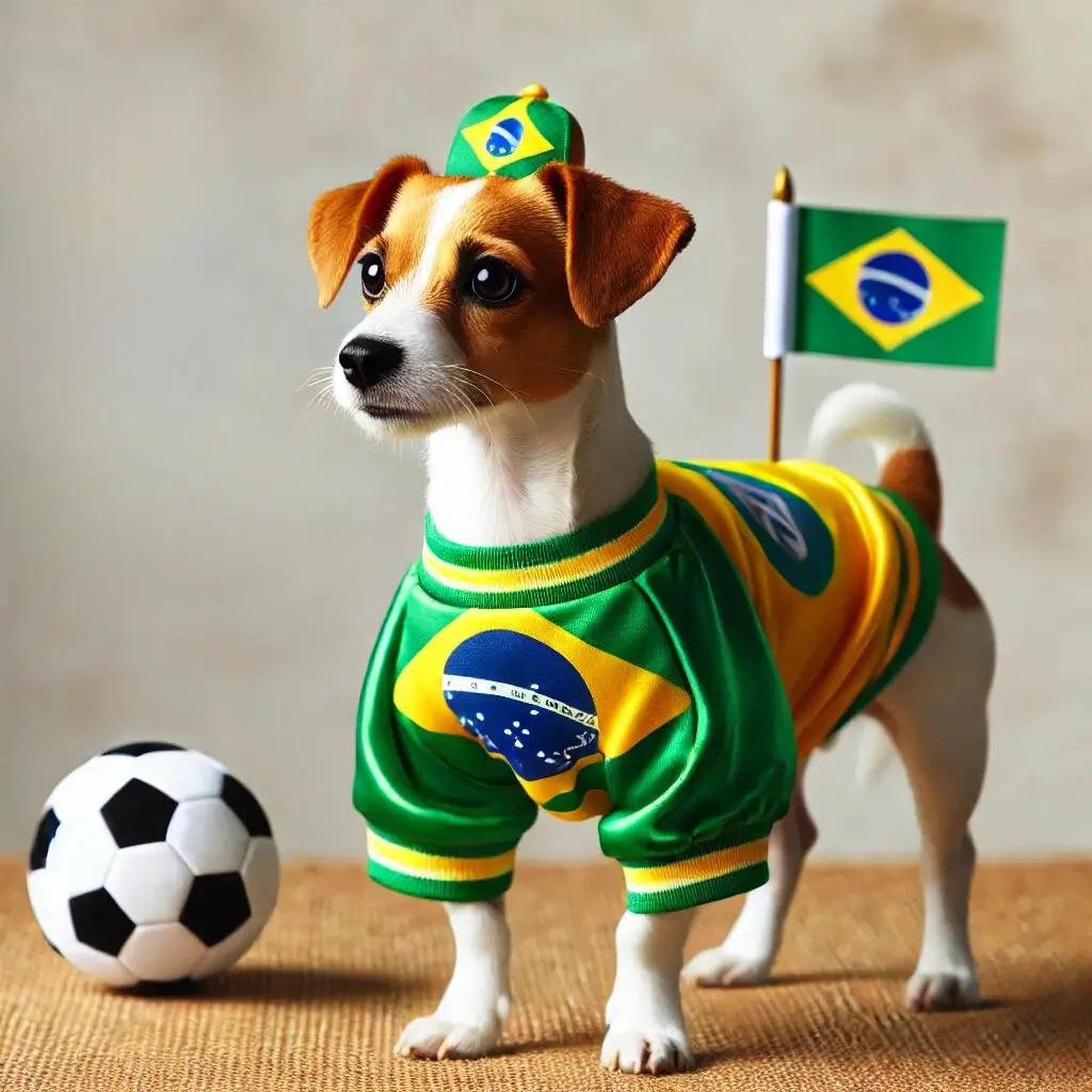 como fazer roupa cachorro copa do mundo